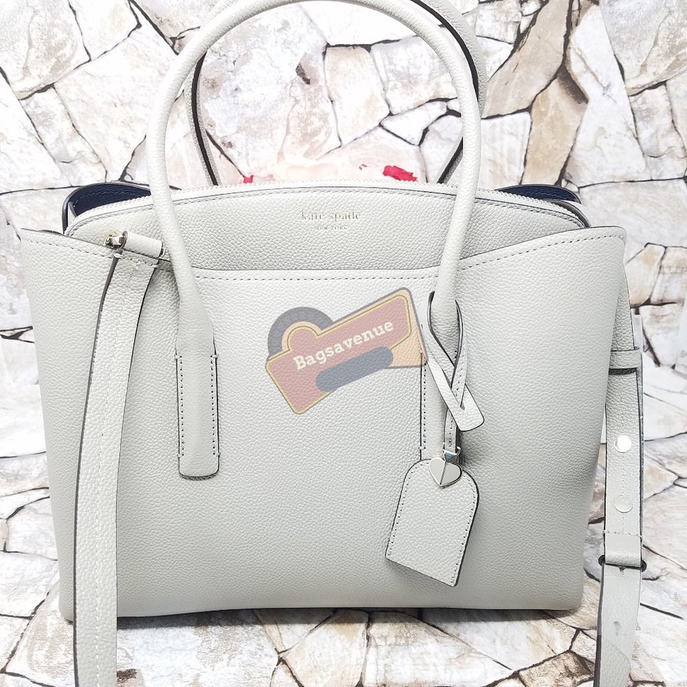 True Taupe Margaux Large Satchel Kate Spade - Picture 2 of 12